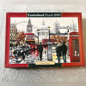 NEW Castorland London Collage 1000 Piece Jigsaw Puzzle Watercolor